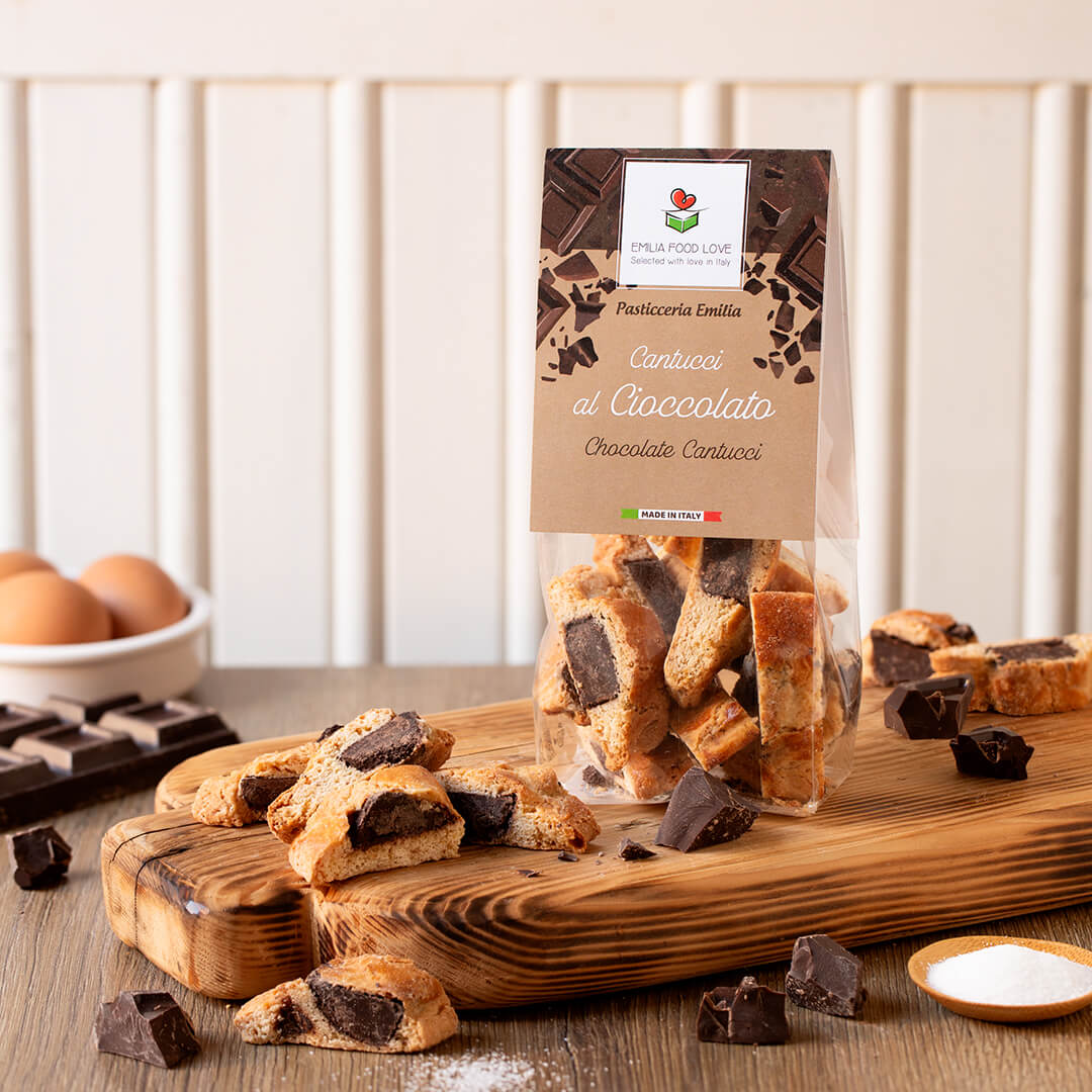 Chocolate Cantucci - EMILIA FOOD LOVE Selected with love in Italy