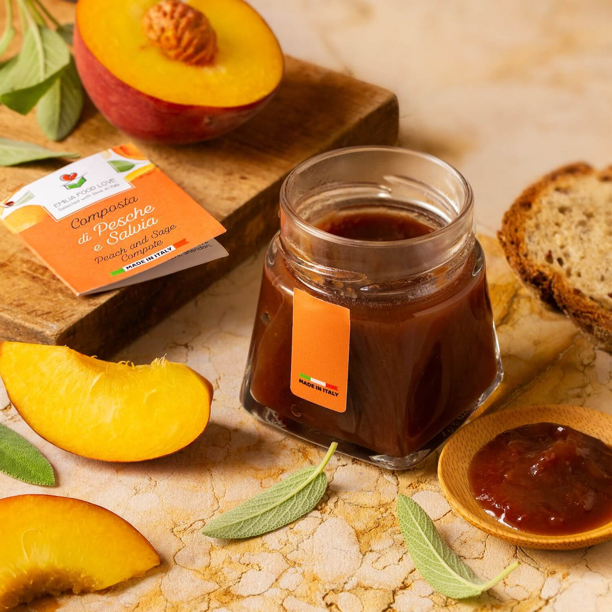 Artisanal Compotes Tasting Set (6 Jars) - EMILIA FOOD LOVE Selected with love in Italy