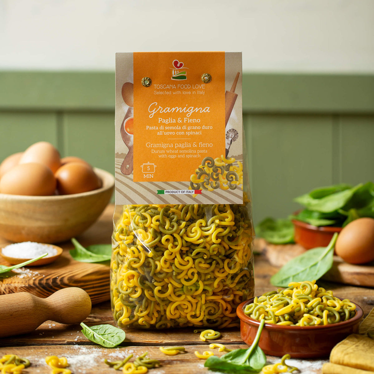 Egg Gramigna Paglia e Fieno (2 Pack) - EMILIA FOOD LOVE Selected with love in Italy