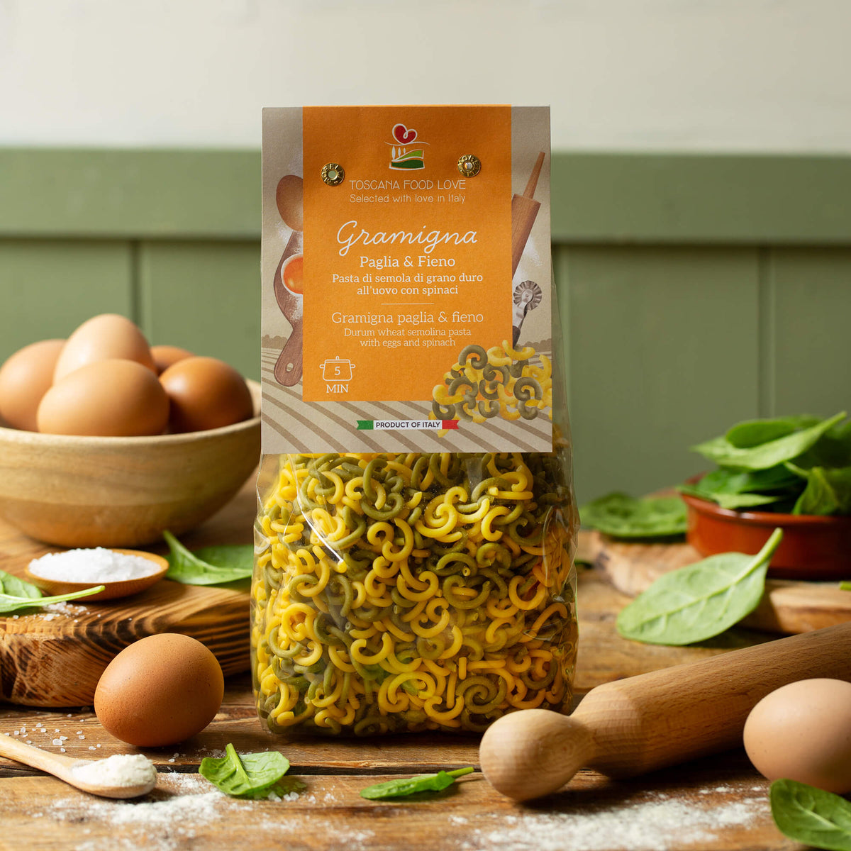 Egg Gramigna Paglia e Fieno (2 Pack) - EMILIA FOOD LOVE Selected with love in Italy