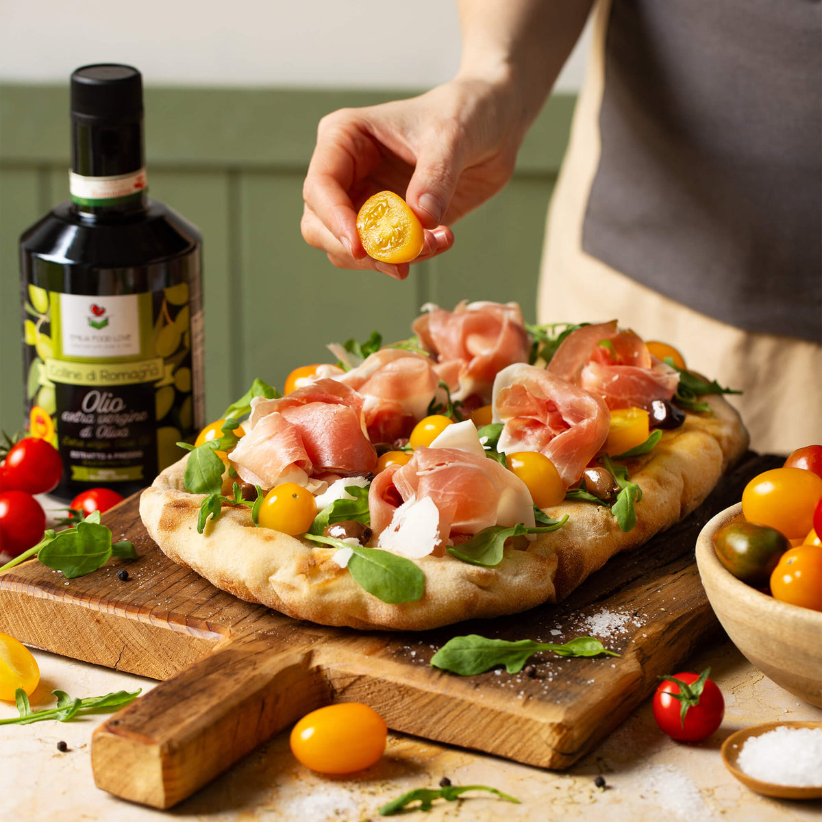 Traditional Paddle Pizza Base (4 Pack) - EMILIA FOOD LOVE Selected with love in Italy