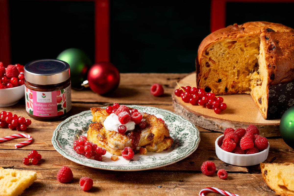 Recipe: Panettone French Toast with strawberry preserves