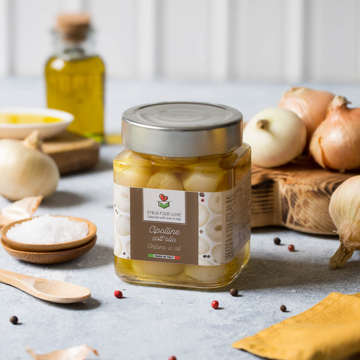 Borettane Onions in oil - EMILIA FOOD LOVE Selected with love in Italy