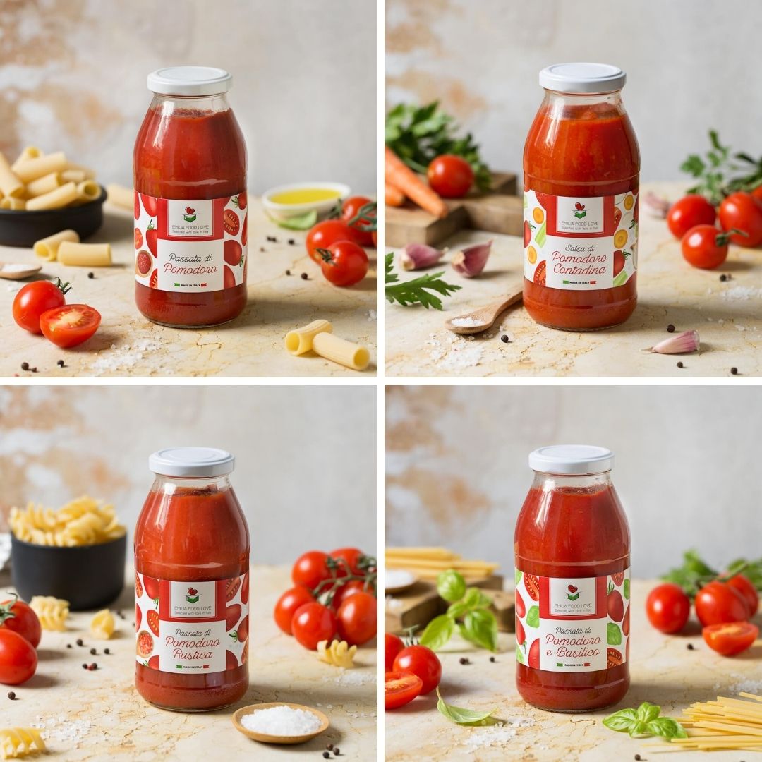 Tomato Passata and Sauces - EMILIA FOOD LOVE Selected with love in Italy