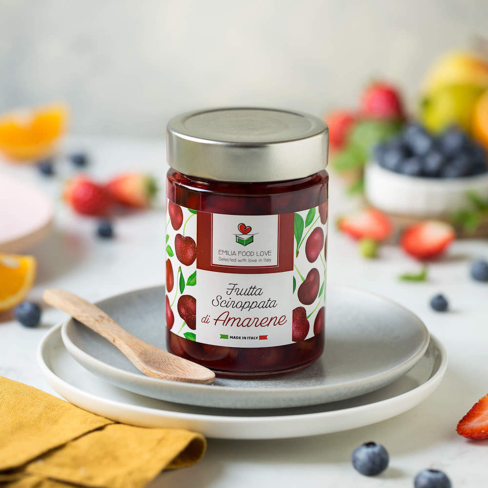 Canned Black Cherries - EMILIA FOOD LOVE Selected with love in Italy