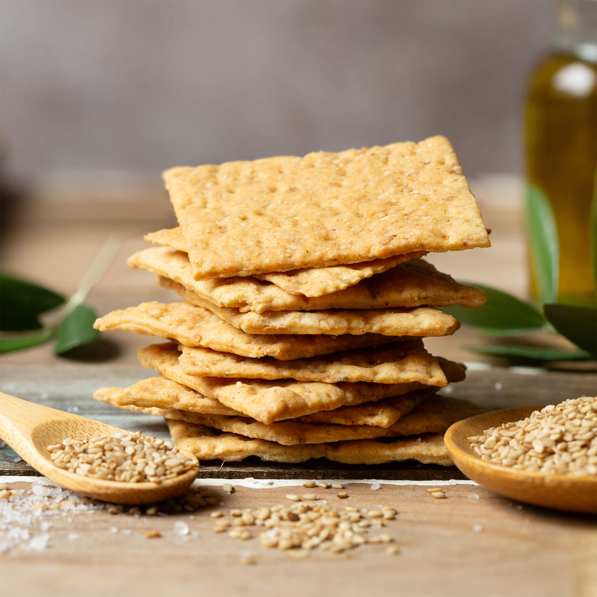 Sesame crackers - EMILIA FOOD LOVE Selected with love in Italy