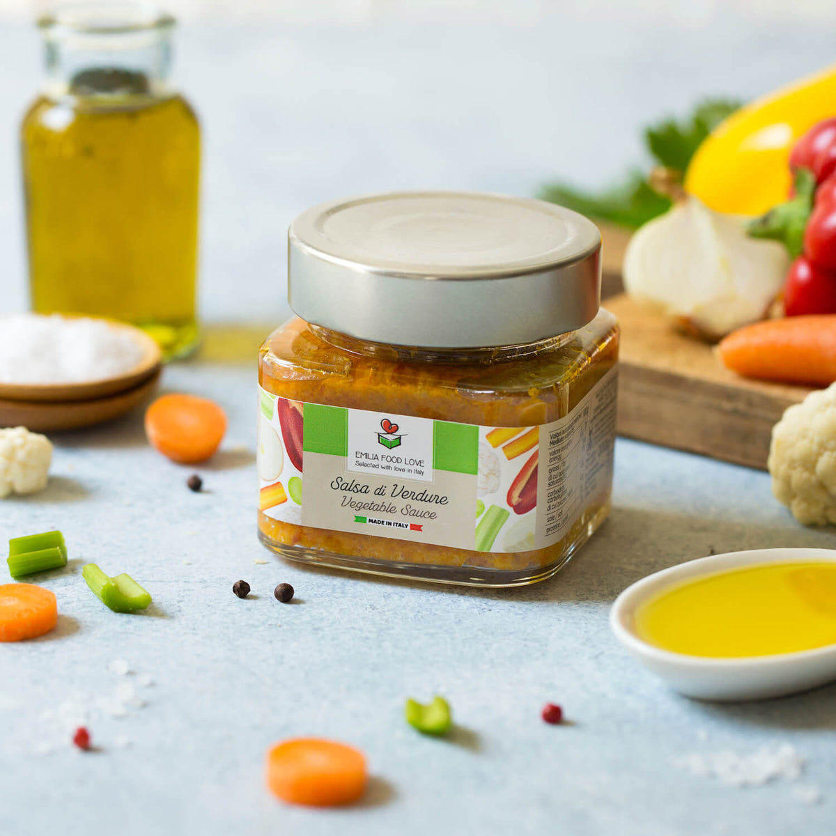 Vegetable Sauces Tasting (4 pack) - EMILIA FOOD LOVE Selected with love in Italy