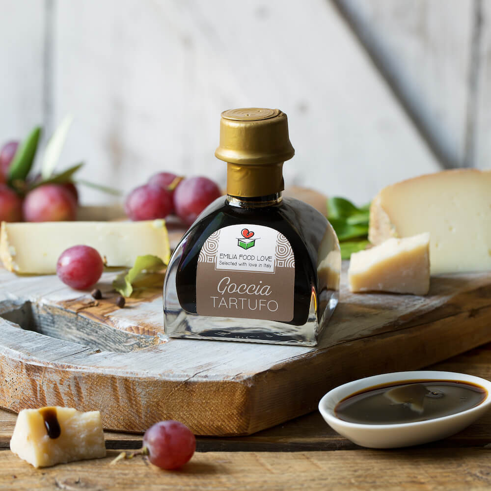 Balsamic Tasting (Black, Apple Fuji, White Truffle, Rosé) - EMILIA FOOD LOVE Selected with love in Italy